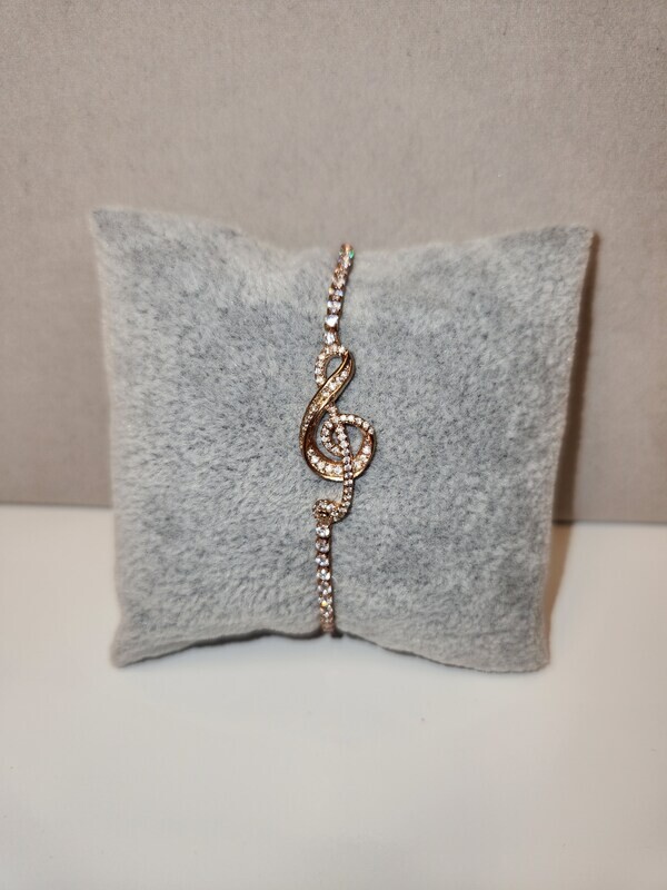 Rhinestone Tribalclef Bracelet