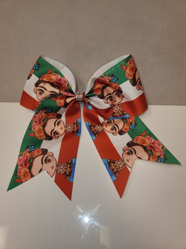 Hair Bow   Frida   Flag