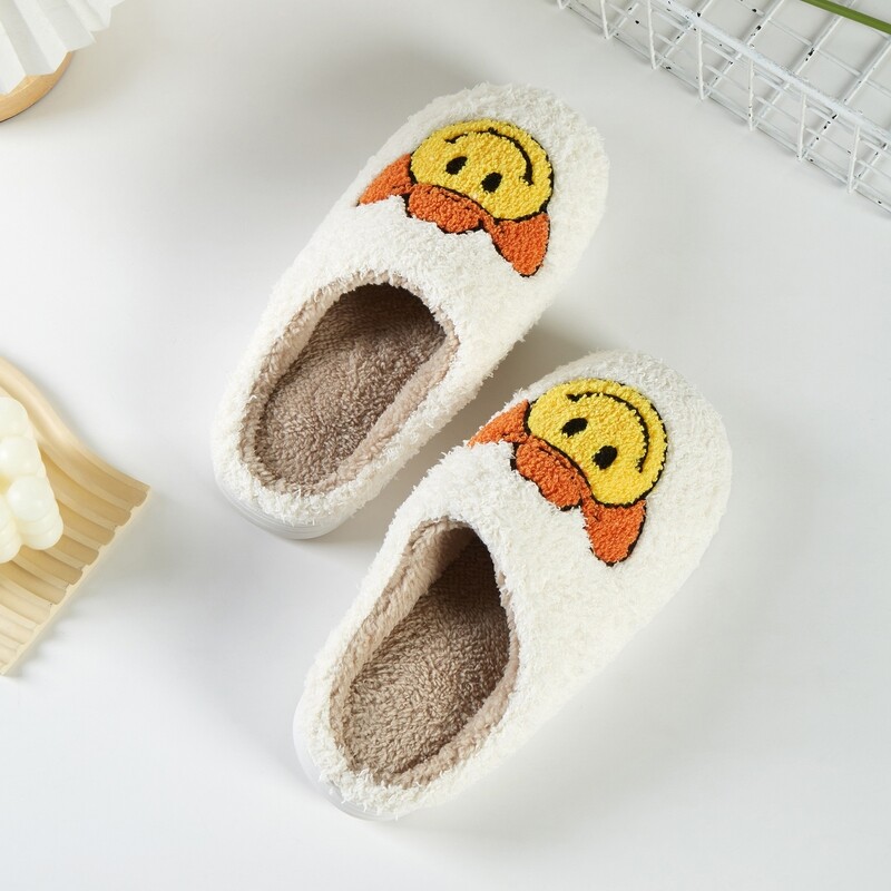 CSL-4508 Happy Face Cowboy Slippers