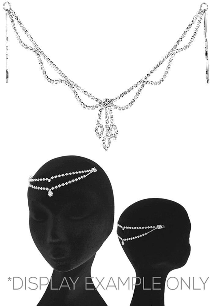 71746 Rhinestone Marquise Drop Hair Chain