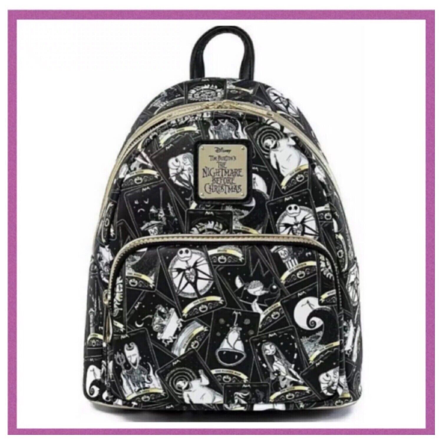 Nightmare Before Christmas Tarot Card Loungefly Mini Backpack