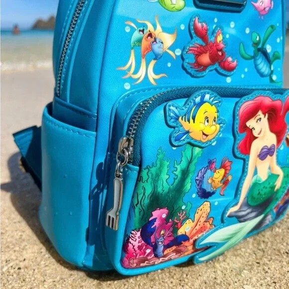 Exclusive Loungefly the Little Mermaid Ariel Under the Sea Mini Backpack