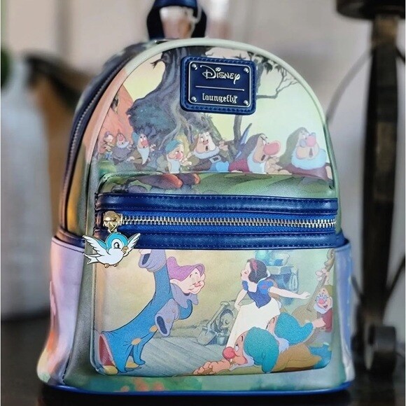 Loungefly Disney Snow White Scenes Backpack Seven Dwarfs