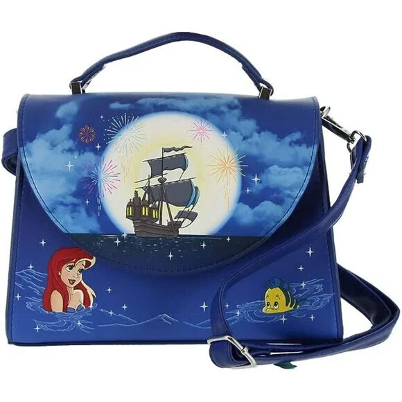 Loungefly The Little Mermaid Ariel Fireworks Crossbody Bag