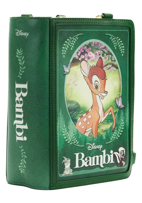 Loungefly Disney Classic Books Bambi Convertible Crossbody Bag