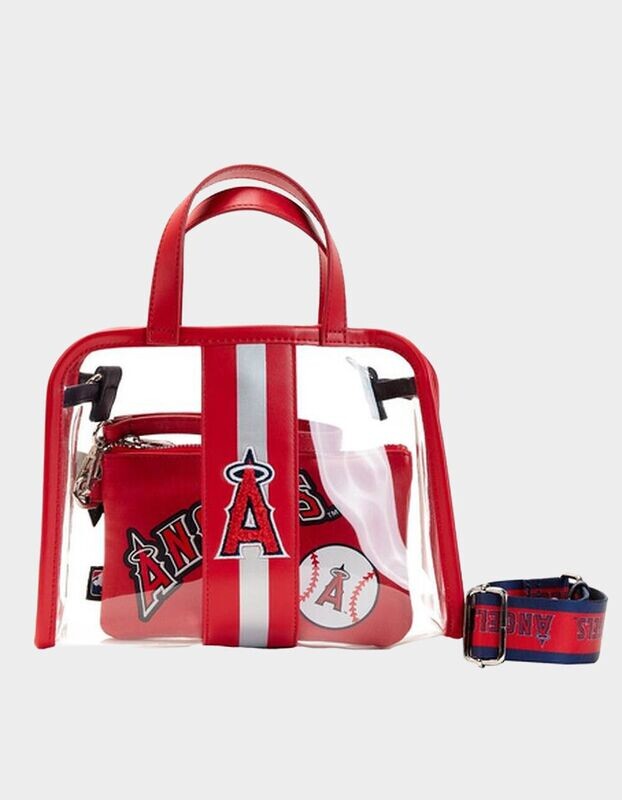 LOUNGEFLY x MLB LA Angels Stadium Crossbody Bag with Pouch