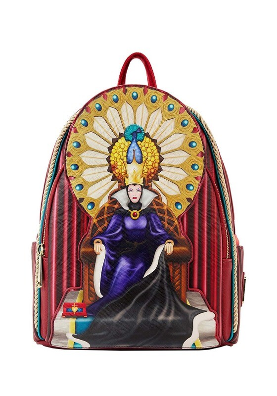 Disney Snow White Evil Queen Throne Loungefly Mini Backpack