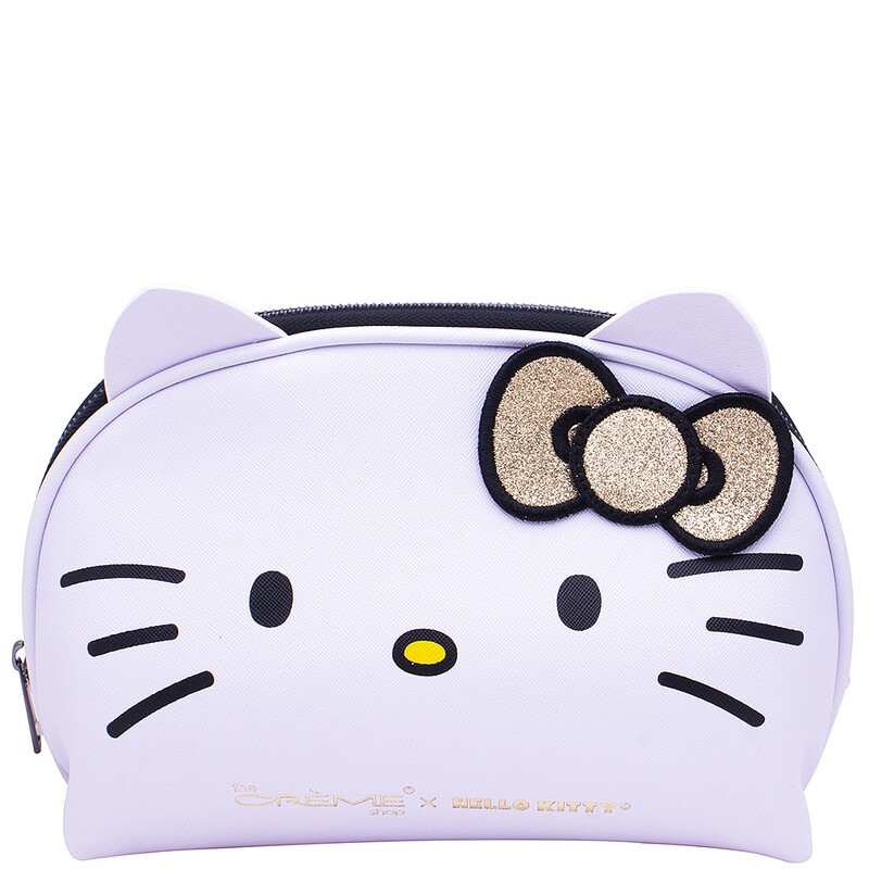 The Creme Shop X Hello Kitty Golden Icon Makeup Bag