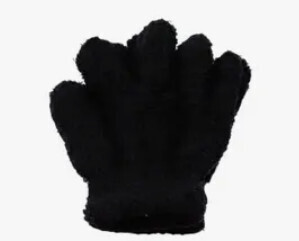 Toddlers Solid Colored Fleece Gloves