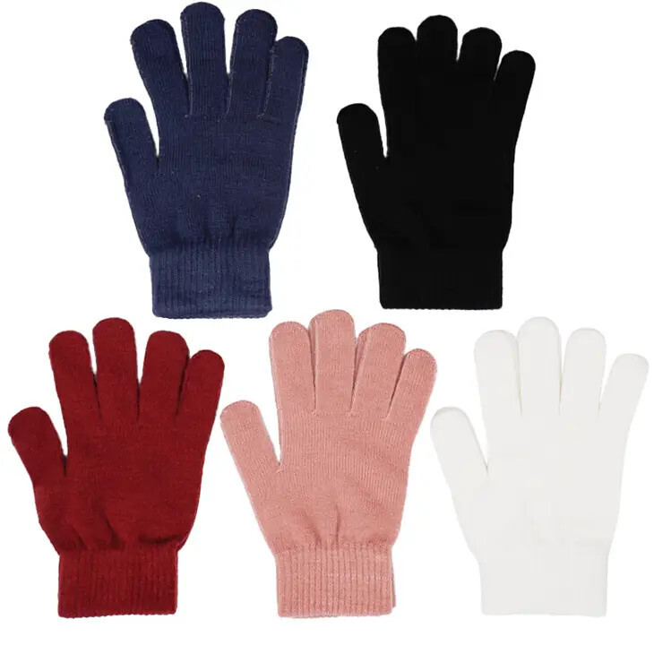 Women&#39;s Ribbed Elastic Cuffed Gloves