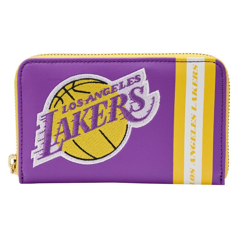 Los Angeles Lakers Loungefly Patches Zip-Around Wallet