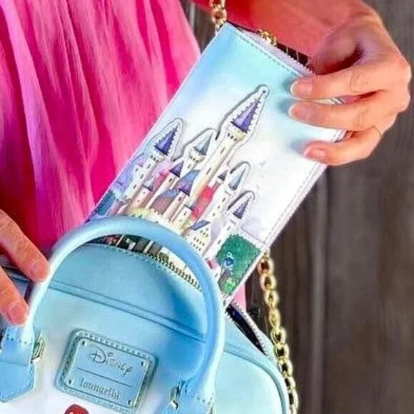 Loungefly Disney Princess Castle Series Sleeping Beauty Zip Around Wallet