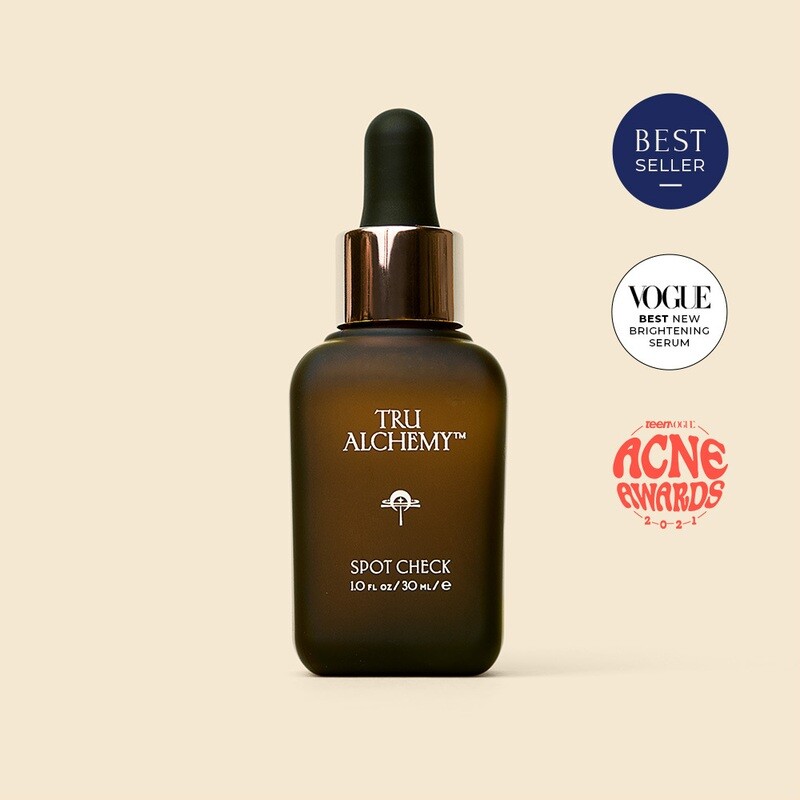 SPOT CHECK ALL-OVER BRIGHTENING SERUM + DARK SPOT CORRECTOR TO EVEN TONE + LIGHTEN