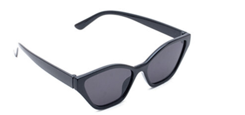 JSG-0034 Chic Sharp Cat Eye Sunglasses, Color: Black
