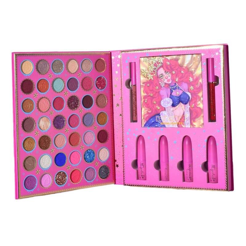 Kevin &amp; Coco Christmas Queen 46 Color Eyeshadow And Makeup Set