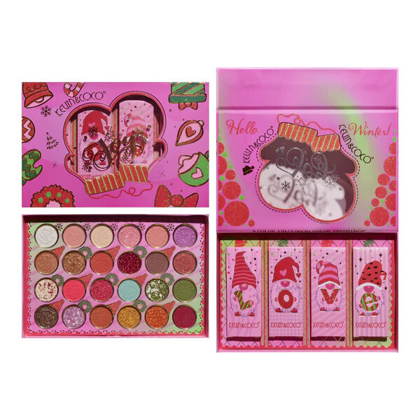 Kevin &amp; Coco Joy 8 Color Lip Gloss 24 Color Eyeshadow