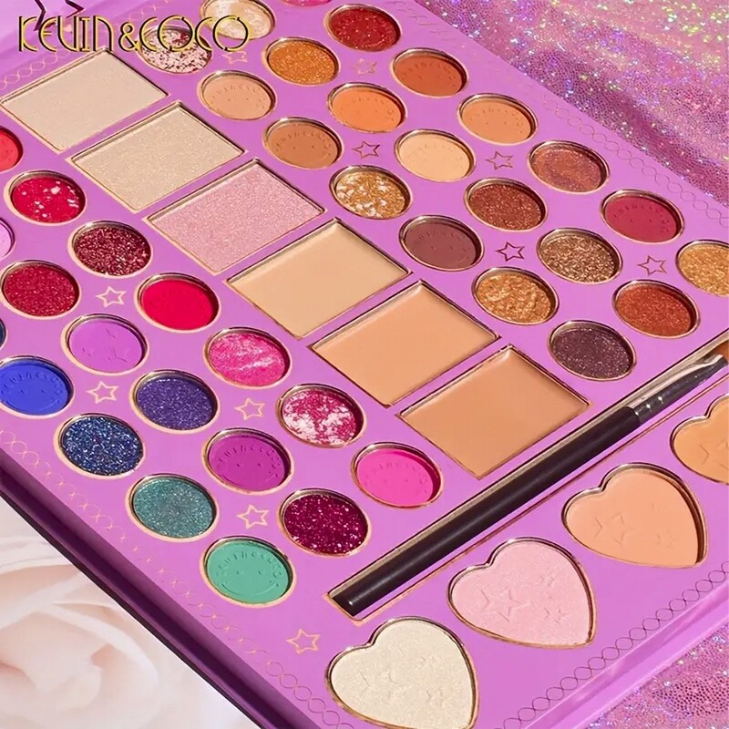 JCO-0008 Kevin &amp; Coco 53 Color Eyeshadow Palette