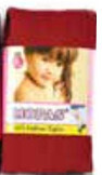 Kids Solid Color Tights, Color: Red, Size: Small