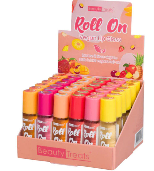 Beauty Treats Roll On Vegan Lip Gloss