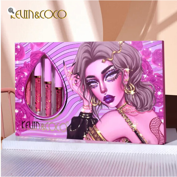 Kevin &amp; Coco 12 Piece Lip Gloss Gold Snake