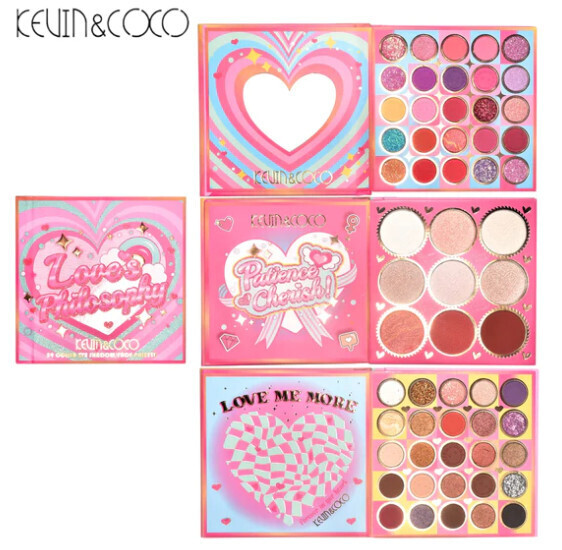 Kevin &amp; Coco&#39;s Love&#39;s Philosophy 59 Color Eyeshadow &amp; Face Palette