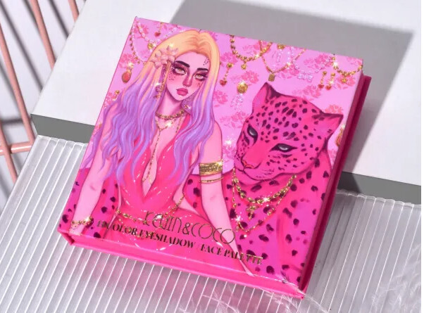 Kevin &amp; Coco 13 Color Eyeshadow Cheetah Palette