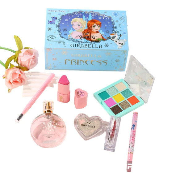 GIRABELLA Ice Sisters Complete Makeup Musical Box