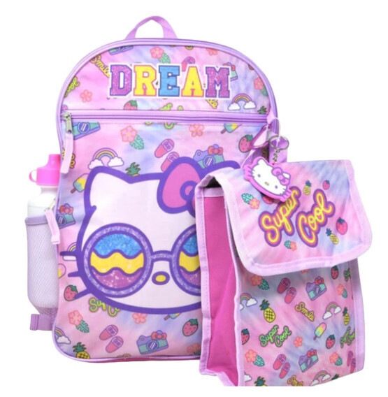 HK Backpack w/ Lunch Bag &amp; Water Bottle