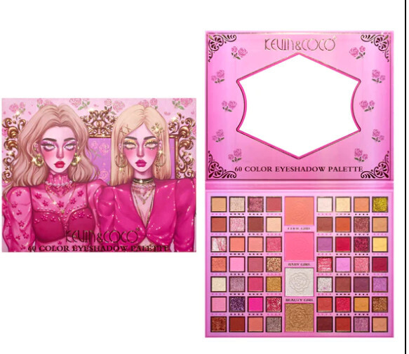Kevin &amp; Coco Sisters 60 Color Eyeshadow Palette