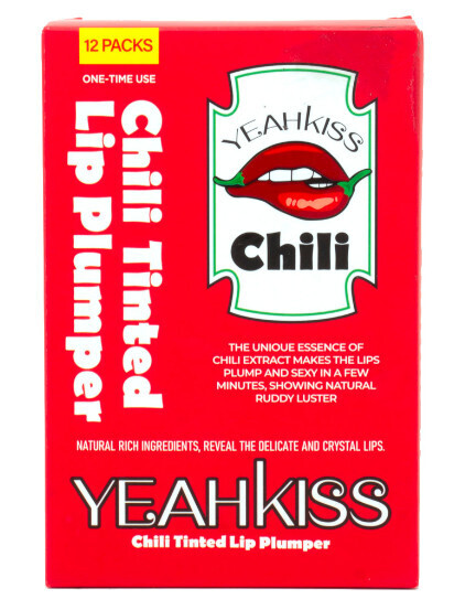 JCO-0002 YEAHKISS Chili Tinted Lip Plumper 12 Pack