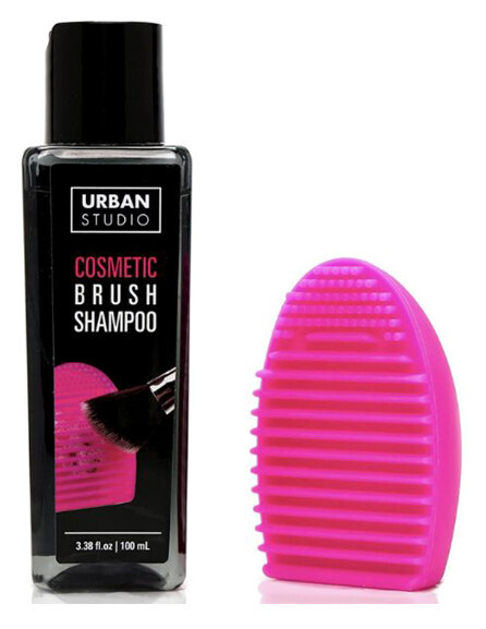 Urban Studio Brush Cleansing Duo Brush Scrubber &amp; Shampoo