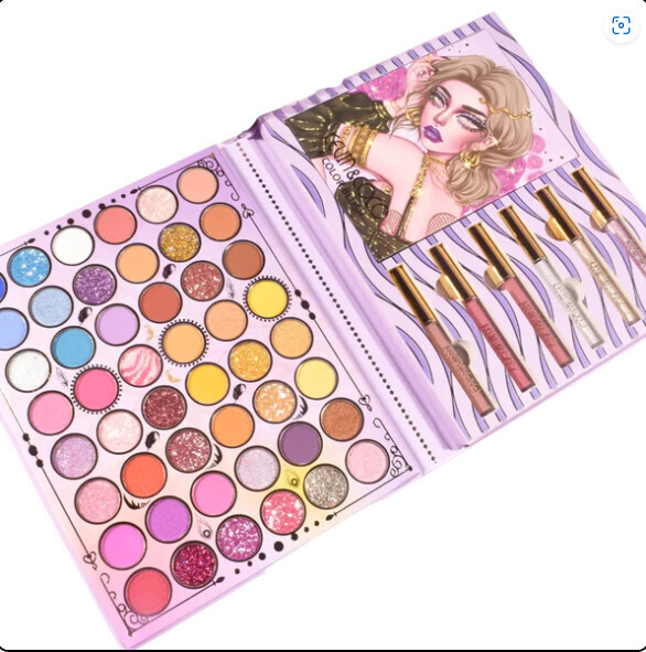 Kevin &amp; Coco Feather 54 Color Eyeshadow &amp; Face Palette