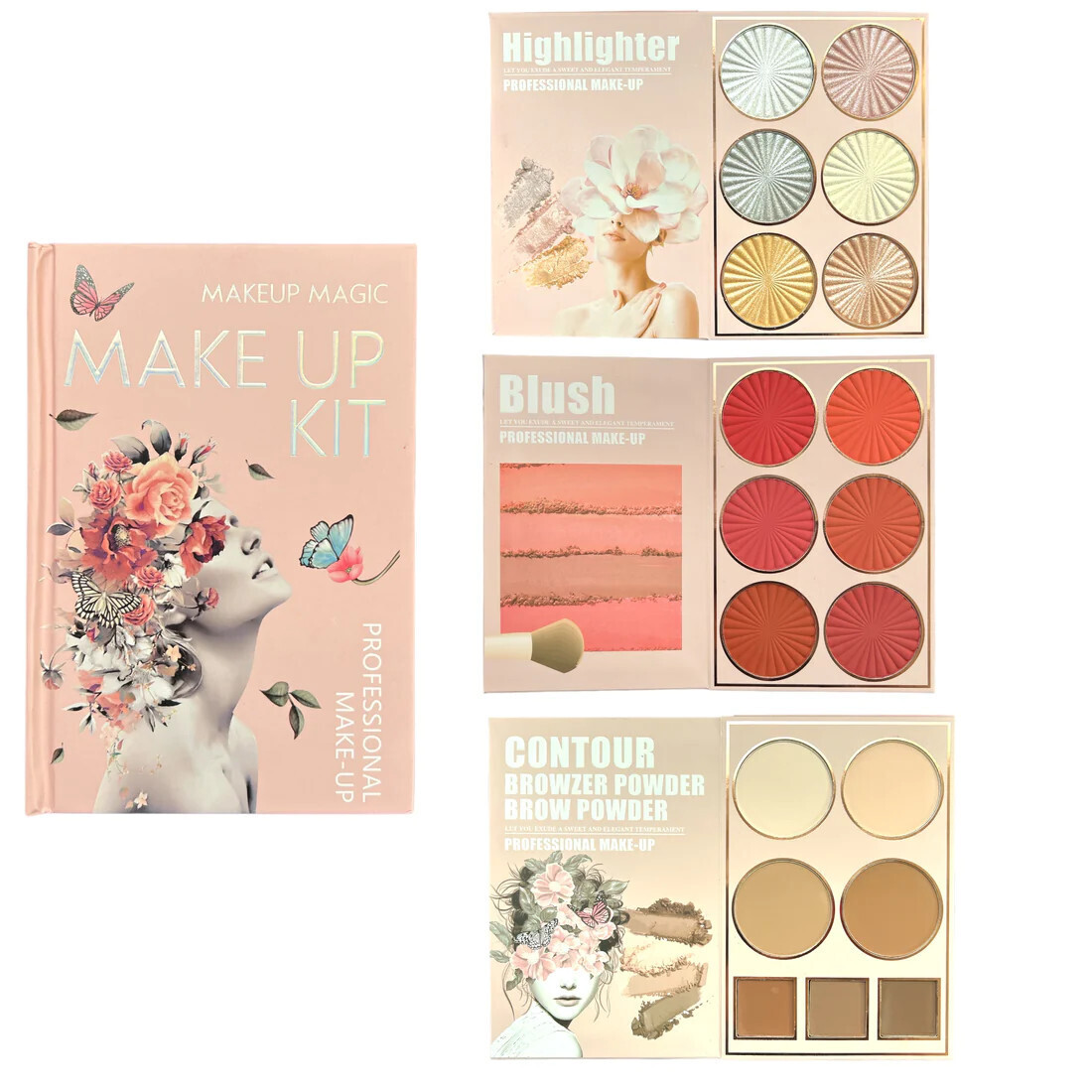 Makeup Magic Eyeshadow, Highlight, Blush, &amp; Contour Kit