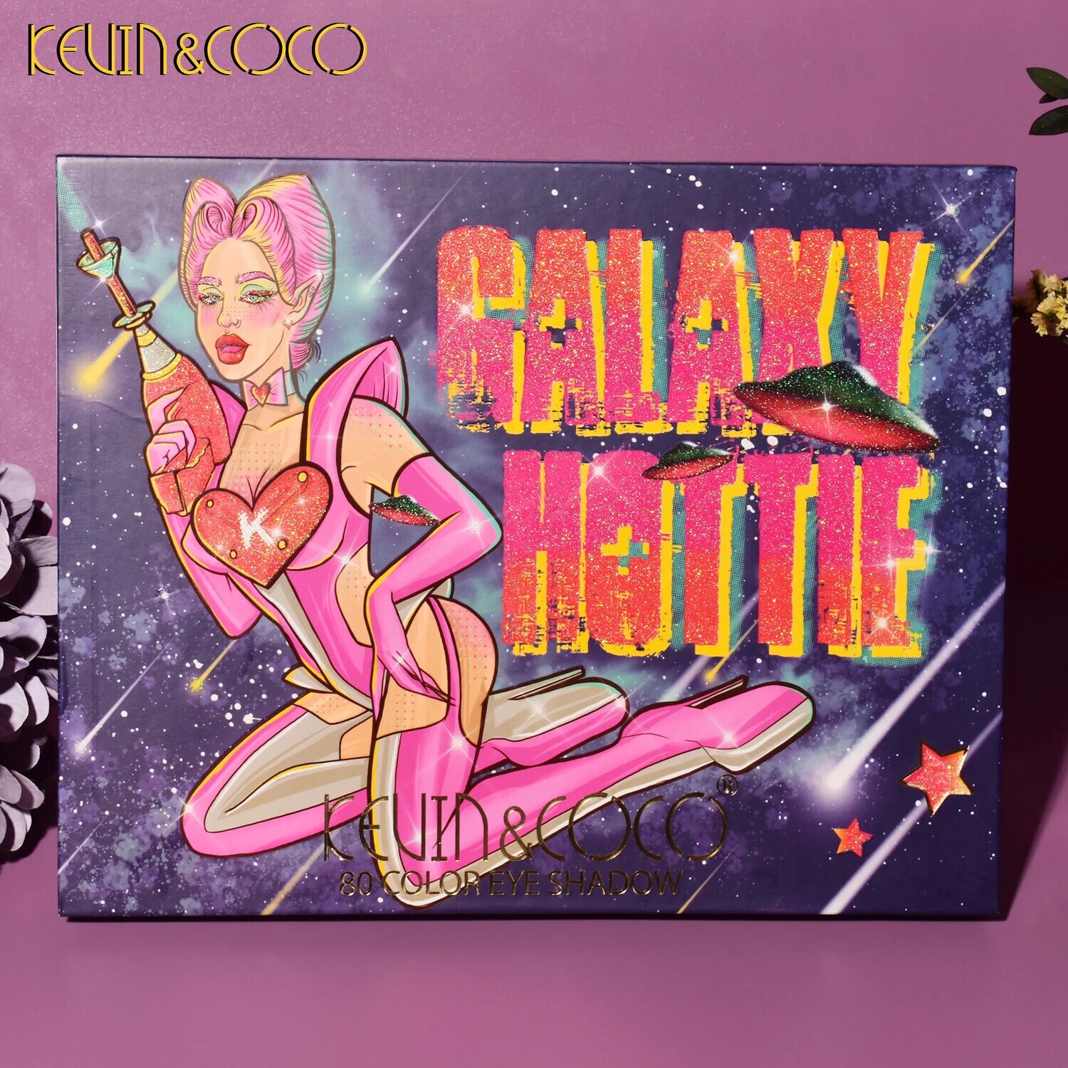 Kevin &amp; Coco Blue Galaxy Hottie 80 Color Eyeshadow Palette