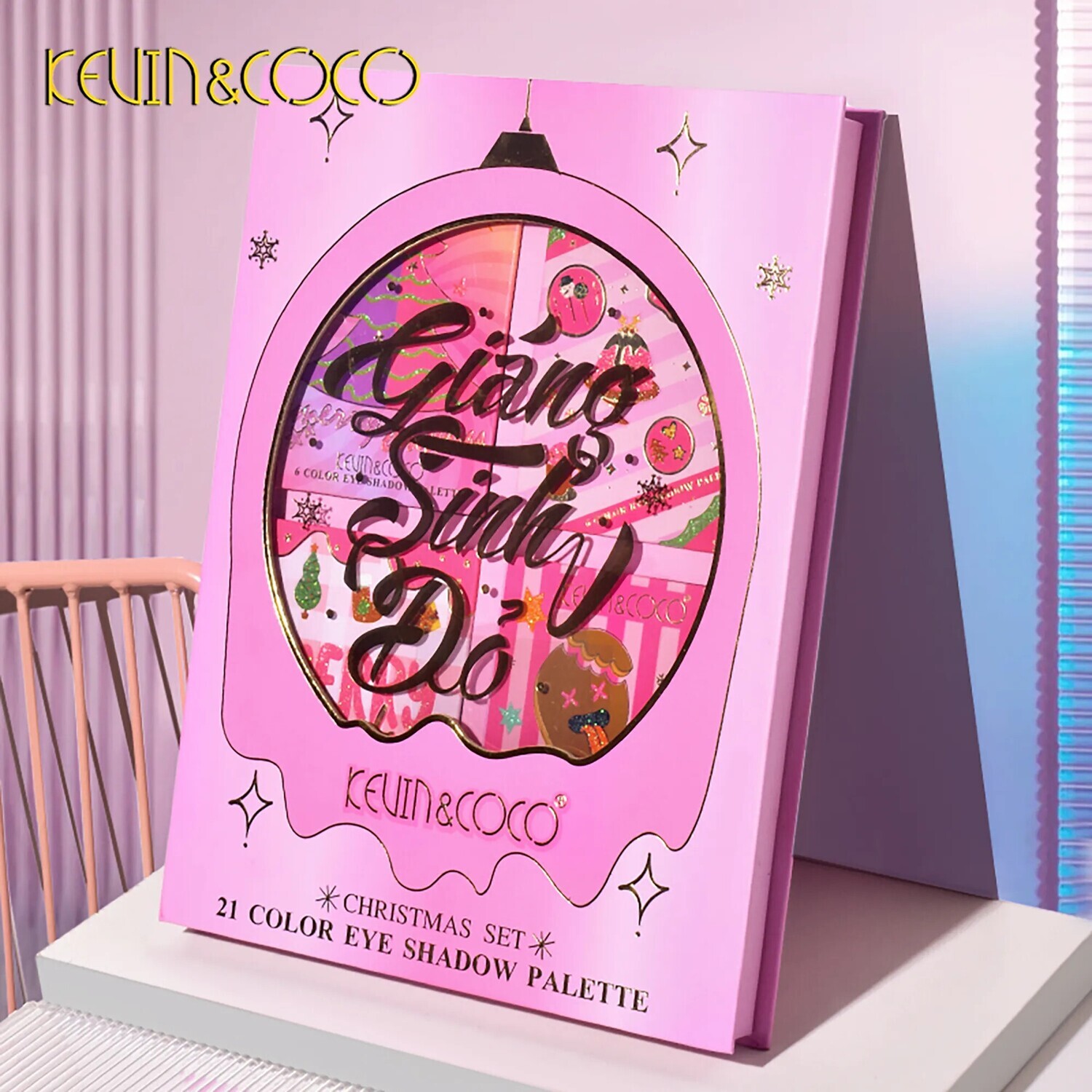 Kevin &amp; Coco Christmas Set 21 Color Eyeshadow Palette