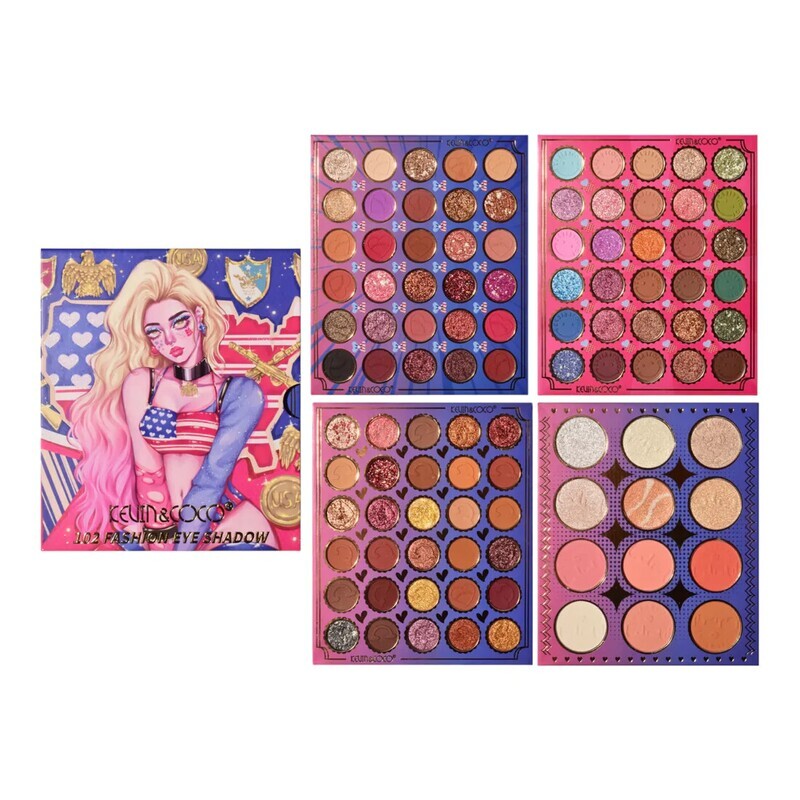 Kevin &amp; Coco American Girl 102 Fashion Eyeshadow Palette