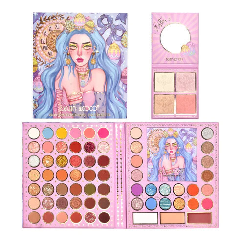 Kevin &amp; Coco Easter Egg 69 Color Eyeshadow &amp; Face Palette