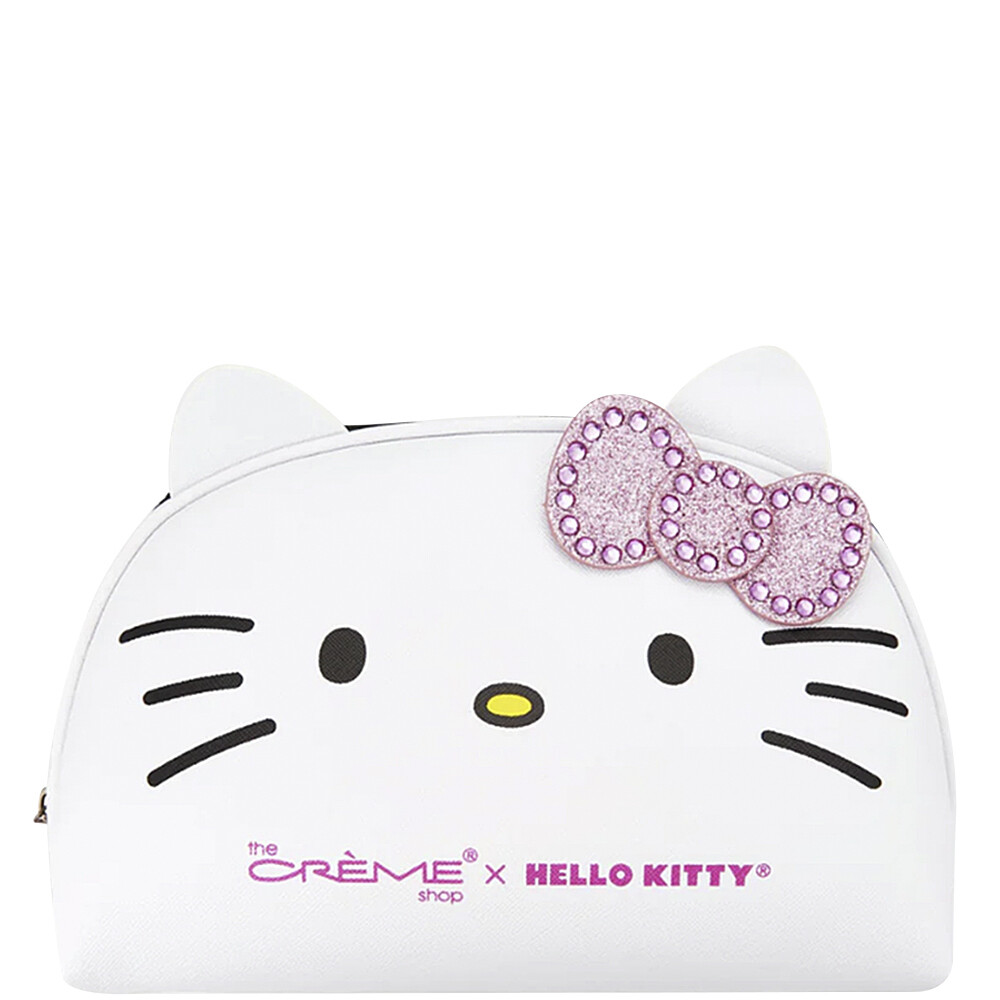 The Creme Shop Hello Kitty Y2K Makeup Bag Pink Rhinestone
