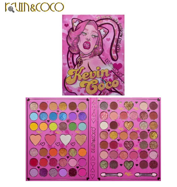 KEVIN&amp;COCO 78 Color D Cat Eyeshadow Palette
