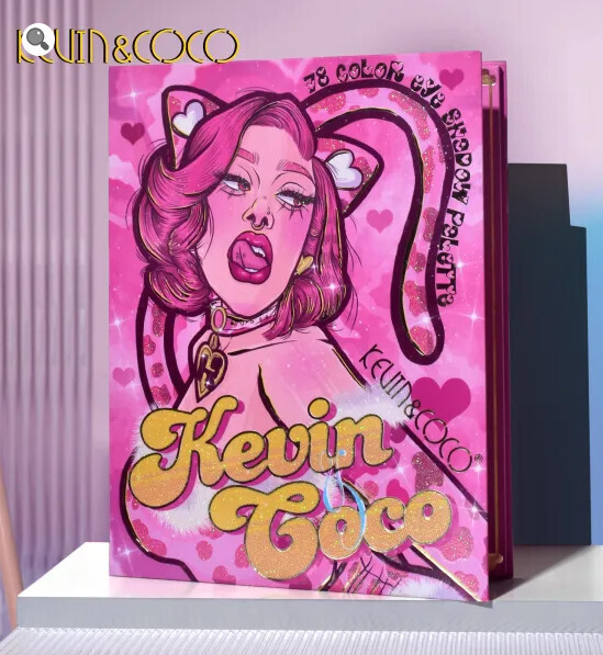 KEVIN&amp;COCO 78 Color D Cat Eyeshadow Palette