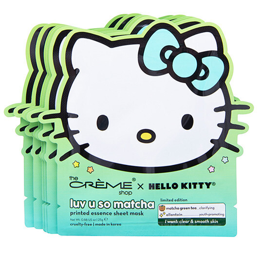 HELLO KITTY LUV U SO MATCHA Printed Essence Sheet Mask