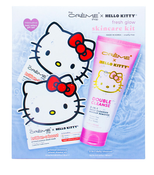 The Creme Shop Hello Kitty Fresh Glow Skincare Kit Set