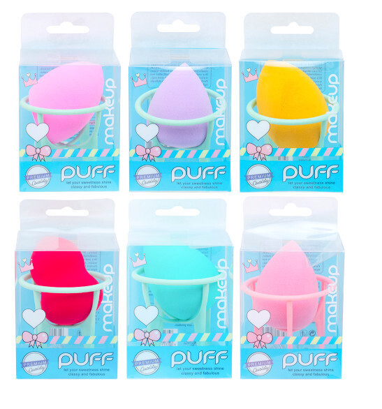 JBS1-0023 Makeup Puff w/Stand