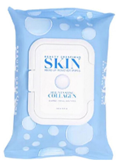 Beauty Creations Makeup Remover Wipes Collagen