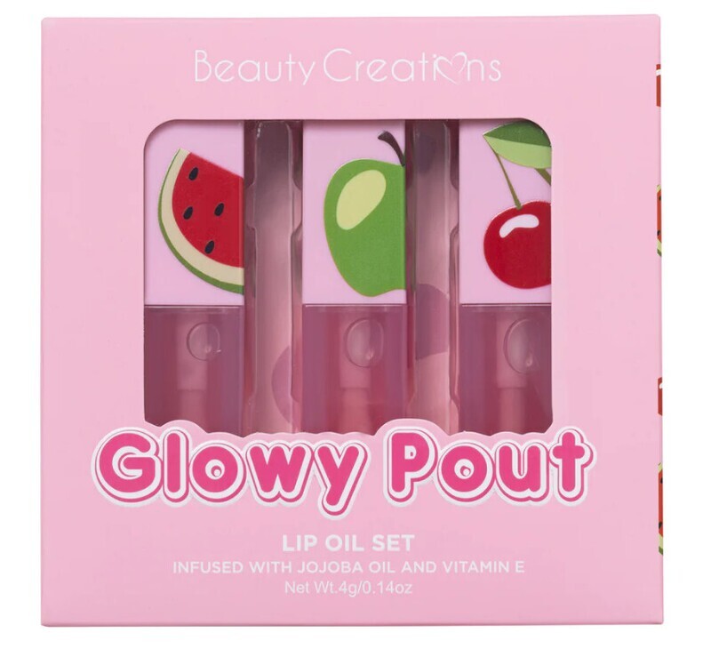 Beauty Creations Glowy Pout Lip Oil Set