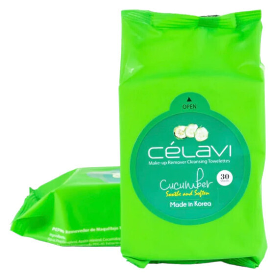 Celavi Cucumber Makeup Remover Cleansing Wipes