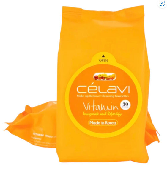 Celavi Vitamin Makeup Remover Cleansing Wipes