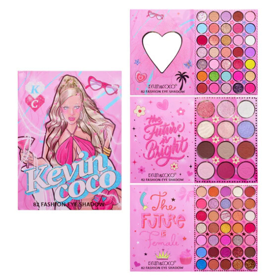 Kevin &amp; Coco Heart Glasses 82 Color Fashion Eyeshadow