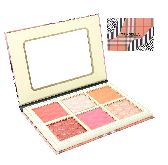 M-12-1049 Girabella Highlighter/Blush Palette 6 Color