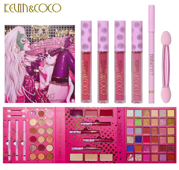 KEVIN &amp; COCO 60 Color Purple City Catwoman Eyeshadow Palette